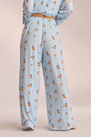 Kathryn | Women's Breakfast Print Notch Collar Long Sleeve Pajama Set with Pants