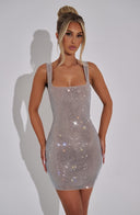 Katya | Women's Sparkly Sleeveless Mini Dress