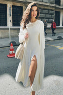 Kendra | Women's Open Front Longline Knit Cardigan