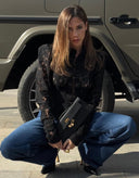 Kira | Women's Floral Lace High Neck Long Sleeve Top Blouse