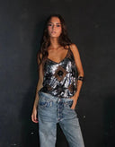 Klara | Women's Sequin Glitter Top