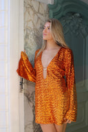 Leilani | Women's Long Sleeve Sequin Mini Summer Dress