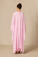 Lainey | Women's Batwing Cape Sleeve Formal Maxi Dress