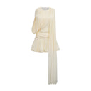 Liana | Women's Elegant Cape Mini Summer Dress with Balloon Skirt
