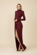 Lila | Women’s Modern High-Slit Maxi Dress