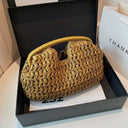 Lio | Women’s Woven Raffia Clutch Boho Beach Purse Summer Handbag
