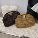 Lio | Women’s Woven Raffia Clutch Boho Beach Purse Summer Handbag
