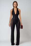 Lorelei | Women's Lace Plunge Cutout Jumpsuit