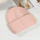 Lorraine | Women's Ribbed Foldover Cuff Rounded Crown Fuzzy Knit Beanie