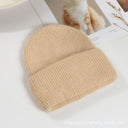 Lorraine | Women's Ribbed Foldover Cuff Rounded Crown Fuzzy Knit Beanie