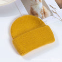 Lorraine | Women's Ribbed Foldover Cuff Rounded Crown Fuzzy Knit Beanie