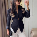 Lottie | Women's V-Neck Long Sleeve Tailored Blazer