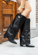 Lucille | Women's Pointed Toe Side Zip Low Block Heel Boots