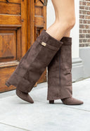 Lucille | Women's Pointed Toe Side Zip Low Block Heel Boots