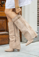 Lucille | Women's Pointed Toe Side Zip Low Block Heel Boots
