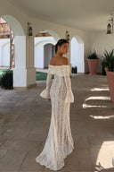 Lucy | Women's Lace Off-Shoulder Maxi Summer Dress