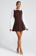 Lyra | Women's Sleeveless Flared Hem Elegant Basic Mini Dress