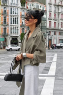 Macy | Women's Belted Open Front Wrap Jacket