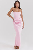Maisy | Women's Strapless Corset Maxi Wedding Guest Dress