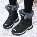 Malia | Women's Outdoor Lace Up Lug Sole Mid-Calf Heel Boots