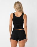 Mariana | Women's Pointelle Knit Scoop Neck Sleeveless Pajama Set with Shorts