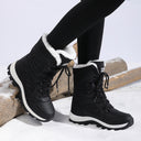 Marjorie | Women's Mid Calf Lace Up Round Toe Boots