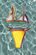 Mckenna | Women’s Boho Crochet Trim Triangle Ibiza Bikini Set