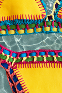 Mckenna | Women’s Boho Crochet Trim Triangle Ibiza Bikini Set