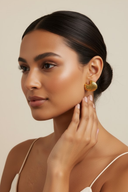 Mia | Women's Gold Seashell Earrings