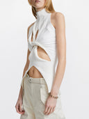 Miriam | Women's Cut-out Halter Knit Top