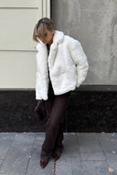 Nancy | Women's Faux Fur Lapel Autumn Jacket