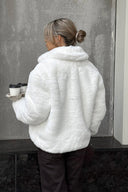 Nancy | Women's Faux Fur Lapel Autumn Jacket