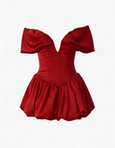 Nina | Women's Off-Shoulder Bubble Mini Dress