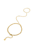 Nylah | Women's Hand Chain Link Layered Wrist Chain Bracelet