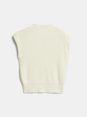Nyomi | Women's Cap Sleeve Chevron Pattern Cable Knit Top