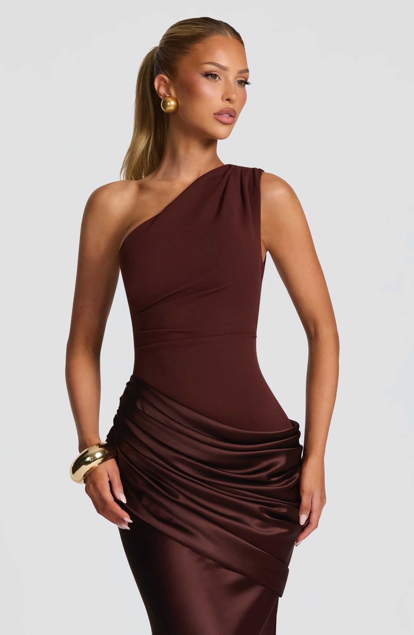 strapless open back dress Ophelia