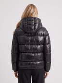 Oriana | Women's Zip Front Long Sleeve Pockets Glossy Puffer Jacket