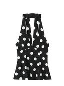 Paige | Women’s Polka Dot Deep V Halter Top
