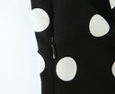 Paige | Women’s Polka Dot Deep V Halter Top