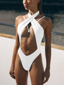 Pamela | Women's Backless Cut-Out One-Piece Bikini Swimsuit