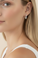 Penelope | Women’s Pearl Hoop Earrings