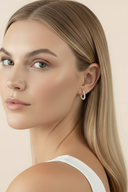 Penelope | Women’s Pearl Hoop Earrings