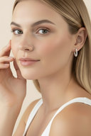 Penelope | Women’s Pearl Hoop Earrings