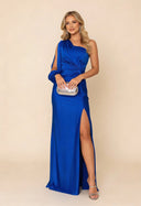 Rachel | Women's One-Shoulder Slit Maxi Dress