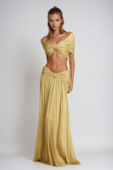 Ramona | Women's Off Shoulder Ruch Skirt Set