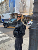 Reagan | Women's Oversized Faux Leather Biker Jacket