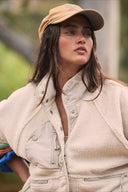 Regine | Women's Sherpa Fleece Teddy Jacket with Buttons