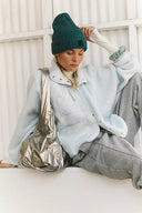 Regine | Women's Sherpa Fleece Teddy Jacket with Buttons