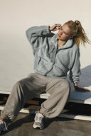 Regine | Women's Sherpa Fleece Teddy Jacket with Buttons