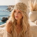 Robyn | Women’s Crochet Sequin Festival Vacation Head Beanie